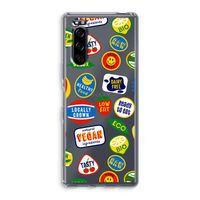Fruitsticker: Sony Xperia 5 Transparant Hoesje