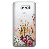 Painted wildflowers: LG V30 Transparant Hoesje