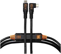 Tether Tools TetherPro Optima 10G USB-C, 15&apos; (4.6m), straight to right black
