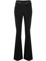 Elisabetta Franchi pantalon à taille haute - Noir