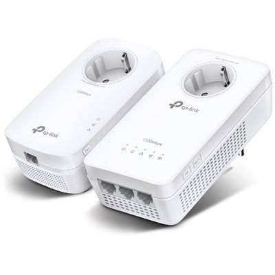 TP-Link TL-WPA8631P Kit AV1300 Gigabit Passthrough Powerline AC Wifi-kit powerline + wlan
