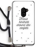 Confetti: Xiaomi Mi Mix 2 Transparant Hoesje met koord