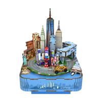 Tone-Cheer muziekdoosje New York DIY Modelbouw Knutselen