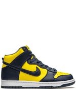 Nike baskets montantes Dunk SP Michigan - Jaune