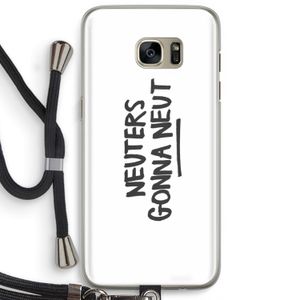 Neuters: Samsung Galaxy S7 Edge Transparant Hoesje met koord