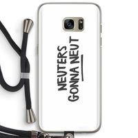 Neuters: Samsung Galaxy S7 Edge Transparant Hoesje met koord