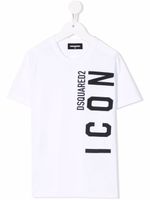 DSQUARED2 KIDS t-shirt en coton à logo imprimé - Blanc