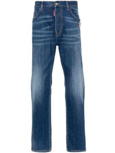 DSQUARED2 jean slim à logo - Bleu