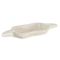 Snackdienblad DKD Home Decor Lichtbruin Natuurlijk Tropisch 38 x 15 x 4 cm