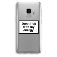 My energy: Samsung Galaxy S9 Transparant Hoesje