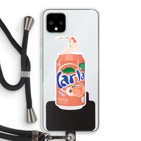 S(peach)less: Pixel 4 XL Transparant Hoesje met koord