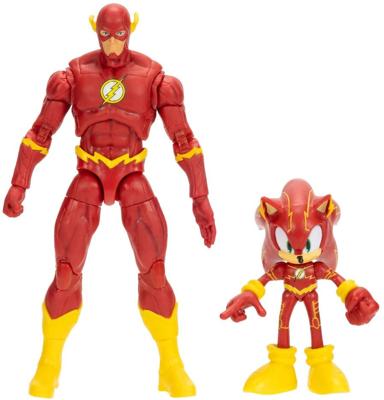 DC x Sonic the Hedgehog Action Figures 2-Pack - Flash & Sonic (Wave 4)
