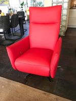 Leren relaxfauteuil - rood leer - Echt leer, Modern, ontdek de vele Leersoorten en Kleuren bij ShopX