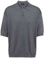 Prada polo en soie - Gris