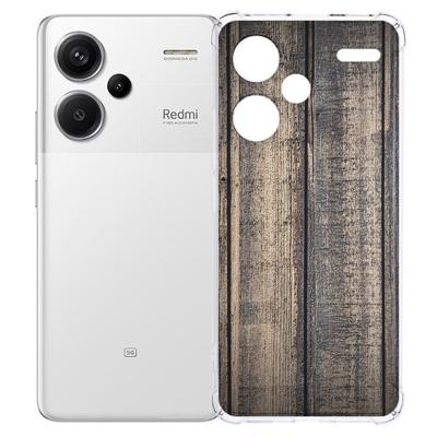Xiaomi Redmi 13 Pro Plus Hoesje - Steigerhout TPU Antishock