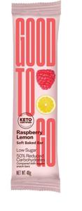 Good To Go Snack reep framboos & citroen (Keto)