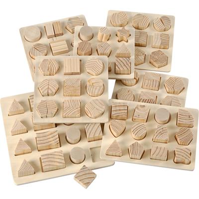 Creativ Company Puzzel, afm 12,5x12,5-19,5x19,5 cm, 7 stuk/ 1 doos