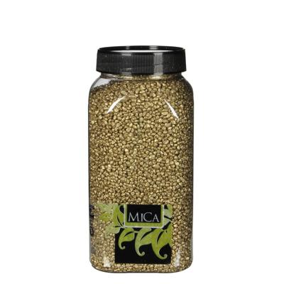Gravel goud fles 1 kilogram - Mica decorations