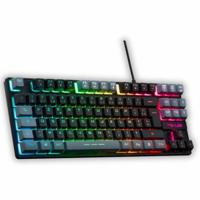 Toetsenbord The G-Lab KEYZ CAESIUM Zwart Grijs Azerty Frans