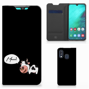 Samsung Galaxy A40 Magnet Case Cow