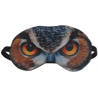 Dieren slaapmasker uilenogen   -