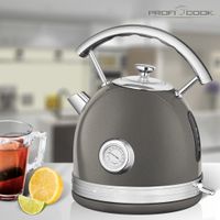 ProfiCook PC-WKS 1192 waterkoker 1,7 l 2200 W Antraciet, Zilver - thumbnail