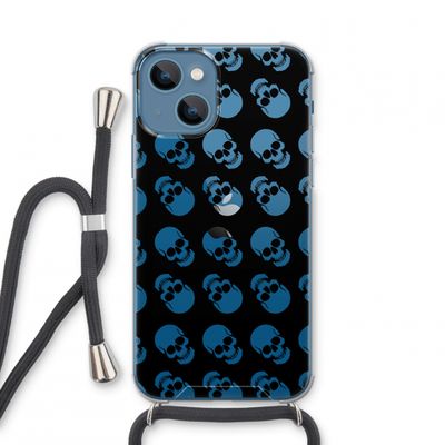 Musketon Skulls: iPhone 13 mini Transparant Hoesje met koord