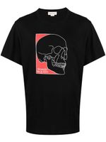 Alexander McQueen t-shirt en coton à imprimé tête de mort - Noir