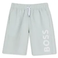Hugo Boss Logo Zwembroek Kids Lichtgroen - Maat 11/12 jaar - Kleur: Lichtgroen | Soccerfanshop