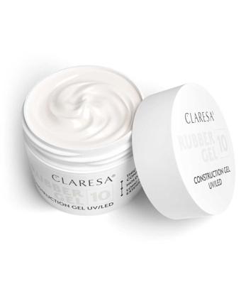 Claresa rubber gel 10 milky white 45gr.