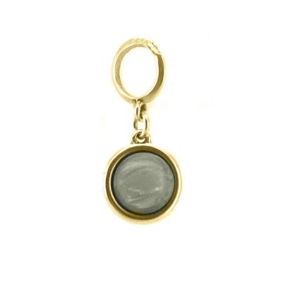 Qoss Kettinghanger Sylvia 12 mm Mosgroen | Goud