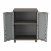 Bezemkast Terry Jrattan 370 Grijs Hars 68 x 37,5 x 91,5 cm 1 Planken
