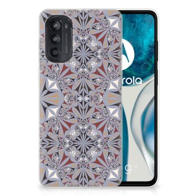 Motorola Moto G52/G82 | TPU | Siliconen hoesje | Flower Tiles