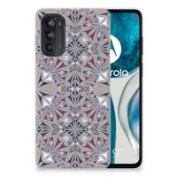 Motorola Moto G52/G82 | TPU | Siliconen hoesje | Flower Tiles