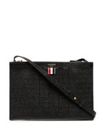 Thom Browne sac porté épaule à texture grainée - Noir