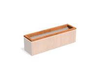 Cortenstaal rand CARREZ in-lite ready 150x40cm.
