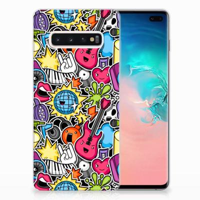 Samsung Galaxy S10 Plus | Sillicone Back Cover | Punk Rock Samsung Galaxy S10 Plus | Sillicone Back Cover | Punk Rock