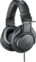 Audio-Technica ATH-M20X hoofdtelefoon/headset Hoofdtelefoons Hoofdband Zwart - thumbnail