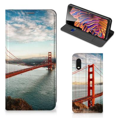 Samsung Xcover Pro | Book Cover | Golden Gate Bridge