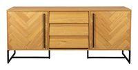 Dutchbone Dressoir 'Class' Eikenhout, 180cm, kleur Naturel
