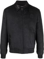 Billionaire veste bomber en soie à logo poitrine - Gris Billionaire veste bomber en soie à logo poitrine - Gris