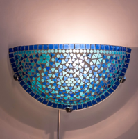 Wandlamp Cantara blauw