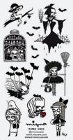 Stickii Stickervel - Gals & Ghouls - thumbnail