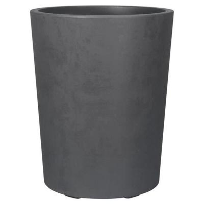 Bloempot Vaas - DEROMA - Millennium R - Antraciet - Met waterreservoir - Hoogte - 53 cm