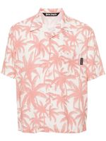 Palm Angels palm-tree print shirt - Rose