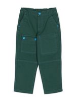 Marc Jacobs Kids pantalon droit à poches cargo - Vert - thumbnail