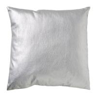Kussen - zilverkleurig - 40x40 cm