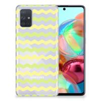 Samsung Galaxy A71 | TPU bumper | Waves Yellow