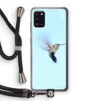 Kolibri: Samsung Galaxy A31 Transparant Hoesje met koord Kolibri: Samsung Galaxy A31 Transparant Hoesje met koord