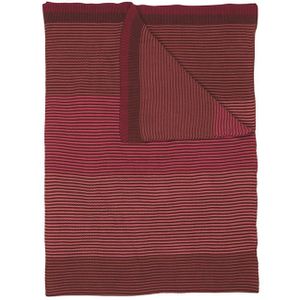 Pip Studio Plaid Blockstripe Throw Roze